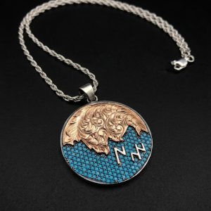 Kalemkar Madalyon | El İşçiliği Gravür Sanatı | Unisex Model |Tamamen Kişiye Özel | 925 Ayar Gümüş